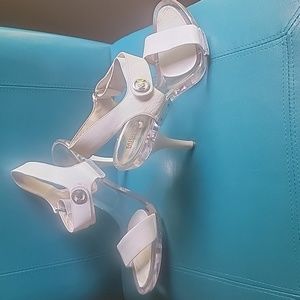 Michael Kors White Leather Shoes